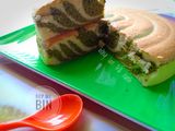 Zebra ogura cake phiên bản matcha