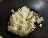 A picture of step 2 of Nolen Gurer Patishapta Peethe.