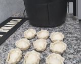 Foto del paso 5 de la receta: Empanaditas de puerro y panceta ahumada en freidora de aire