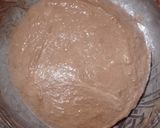 Foto langkah ke 4 dari resep Orange Peel Double Chocolate Sourdough Bread.