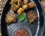 A picture of step 3 of Rice pakora #LKM #Cookpad.