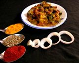 चटपटा मसाला बैंगन(chatpata masala baingan recipe in hindi) रेसिपी चरण 4 फोटो