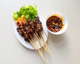 Foto langkah ke 5 dari resep Sate Sapi dan Kambing.