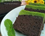 Foto langkah ke 6 dari resep 14. Brownies Coklat Pandan.