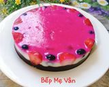 Hình bước làm 6 của món Bánh thạch trái cây sữa chua phô mai