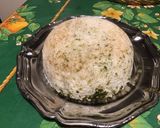Une image de l'étape 6 de Dôme de riz à la coriandre et laitue de mer.
