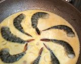 A picture of step 6 of Cheesy Baked Tiger Prawns with Yi Mein Noodles.