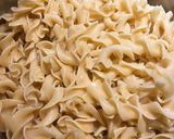 A picture of step 1 of Cheesy Buttered Egg Noodles.