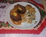 Foto del paso 8 de la receta: Pan de carne relleno con guarnición