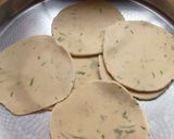 A picture of step 2 of Khasta flour & poori with peanut & chutney.