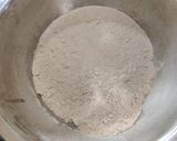 A picture of step 1 of Singhare atta pakodi.