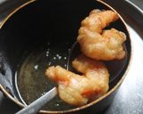 A picture of step 3 of Prawns manchurian.