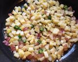 A picture of step 2 of Vegetable Omelette.