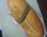 Foto del paso 2 de la receta: Bocadillo de jamón cocido y queso majorero