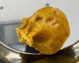A picture of step 3 of Champakali ganthia.