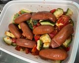 Une image de l'étape 14 de Minis chorizos grillés aux tomates et courgette ronde.