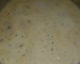 A picture of step 3 of Coconut burfi.