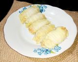Foto langkah ke 3 dari resep Sawi Putih Gulung Duo Protein.
