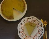 A picture of step 8 of Matcha Basque Cheesecake.