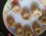 A picture of step 4 of Veg birds nest.