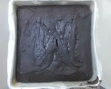 A picture of step 5 of Chocolate cake with chocolate ganache-no oven cake.