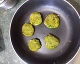 A picture of step 3 of Green cheakpea tikkies.