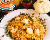 A picture of step 4 of Cauliflower fried rice (Gobhi fried rice).