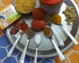 A picture of step 1 of Yellow Toor Dal.