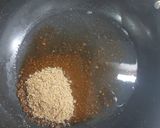 A picture of step 3 of Makhana coconut pak janmashtami special.