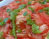 Une image de l'étape 5 de 🍅 Carpaccio de tomates au pesto.