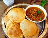 A picture of step 4 of Whole wheat Puri.