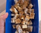 Foto del paso 3 de la receta: Tofu orgánico al chimichurri 🥢 Cubitos de tofu bio con hierbas deshidratadas y vinagre vivo 🥣