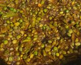 A picture of step 4 of Undhiyu.