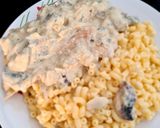 Foto langkah ke 8 dari resep Fillet ayam dengan mushroom cream sauce.