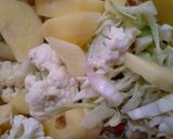 A picture of step 1 of Mix veg.