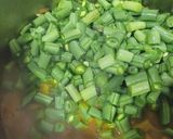 A picture of step 3 of Phali ki Sabzi.