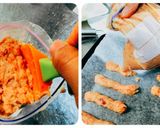 【食譜】無添加蔬果小肉條，狗狗、寶寶可共享的天然食譜。的食譜步驟6照片