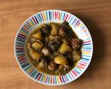 Foto del paso 6 de la receta: Guiso de butifarra, níscalos y patatas