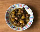 Foto del paso 6 de la receta: Guiso de butifarra, níscalos y patatas