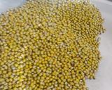 A picture of step 1 of Moong dal.