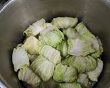 Foto langkah ke 3 dari resep Sawi Gulung (Isian Ayam).