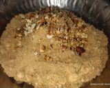 A picture of step 4 of Wheat and Coconut Ladoo.