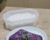 Foto langkah ke 4 dari resep UBI Unggu Kelapa Ketan Kukus.