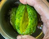 A picture of step 1 of Stuffed Karele or Bitter Gourd with Chicken Qeema in Kashimiri style.