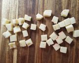 Une image de l'étape 2 de Pommes Dauphines Panées au Fromage.