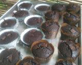 Foto langkah ke 9 dari resep Chocolate custard muffin.