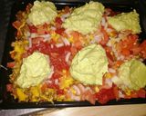 A picture of step 5 of Bacon and mince natcho's.