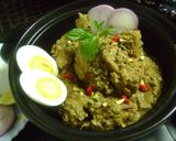 A picture of step 5 of Hyderabadi Dum Ka Murgh.
