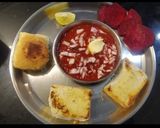 बीटरूट पावभाजी (beetroot pavbhaji recipe in marathi) रेसिपी स्टेप 4 फोटो 
