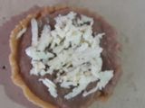 Sopes de frijoles con carne